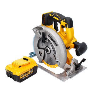 DeWalt DCS 570 Akku Handkreissäge 18 V 184 mm Brushless + 1x Akku 4,0 Ah - ohne Ladegerät