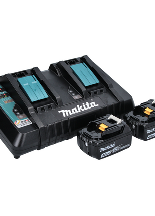 Makita DCW 180 PM Glacière et réchaud à compresseur sans fil 36 V ( 2x 18 V ) 20 L + 2x batterie 4,0 Ah + double chargeur