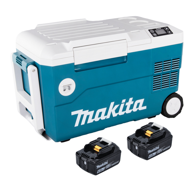 Makita DCW 180 G Raffreddatore e scaldavivande a batteria 36 V 20 L + 2x batterie 6,0 Ah - senza caricabatterie
