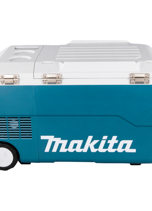 Makita DCW 180 PG Glacière et réchaud à compresseur sans fil 36 V ( 2x 18 V ) 20 L + 2x batterie 6,0 Ah + double chargeur