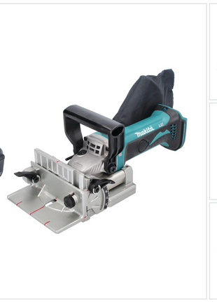 Makita DPJ 180 F1 Akku Nutfräse 18 V 100 mm + 1x Akku 3,0 Ah - ohne Ladegerät - Toolbrothers