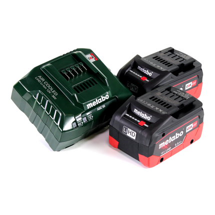 Metabo SGS 18 LTX Q cortacésped y arbustos a batería 18 V + 2x baterías 5,5 Ah + cargador + metaBOX