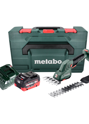 Metabo SGS 18 LTX Q Akku Gras und Strauchschere 18 V + 1x Akku 8,0 Ah + Ladegerät + metaBOX