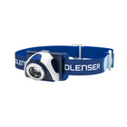 Ledlenser SEO7R LED Stirnlampe 220 lm IPX6 Blau ( 6007-R ) + 1x Akku + 1x USB Kabel