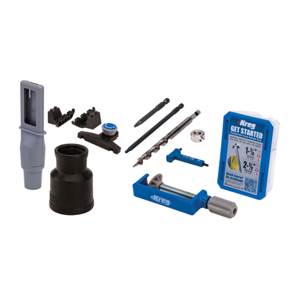 Plantilla de taladrar KREG 720 PRO plantilla de taladrar + estación base + plantilla de microtaladrar + broca escalonada + broca + tornillos