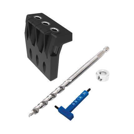 Plantilla de taladrar KREG 720 PRO plantilla de taladrar + estación base + plantilla de microtaladrar + broca escalonada + broca + tornillos