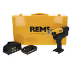 REMS Mini Presse 22 V ACC Basic Pack presse radiale sans fil 21,6 V 22 kN (578010 R220) + 1x Batterie 1,5 Ah + Chargeur + Coffret de transport