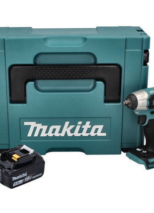 Makita DTW 180 T1J Clé à chocs sans fil 18 V 180 Nm 3/8" sans balais + 1x batterie 5,0 Ah + Makpac - sans chargeur