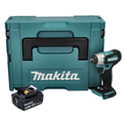 Makita DTW 180 T1J Akku Schlagschrauber 18 V 180 Nm 3/8