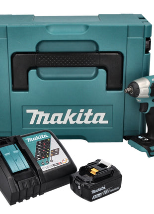 Makita DTW180RF1J Boulonneuse à choc 180Nm 18V 3/8" Brushless + 1x Batterie 5,0Ah + Chargeur + Coffret Makpac