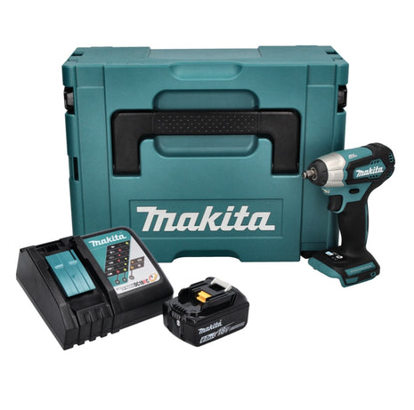 Makita DTW180RF1J Boulonneuse à choc 180Nm 18V 3/8" Brushless + 1x Batterie 6,0Ah + Chargeur + Coffret Makpac