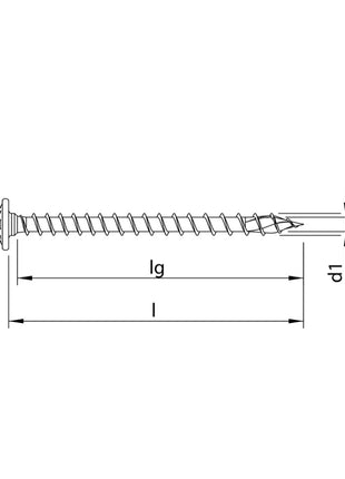 HECO TOPIX plus Profi Holzbauschraube 6,0 x 40 mm 200 Stück ( 61013 ) Vollgewinde Holzschraube, Tellerkopf, T-Drive, verzinkt blau, A3K