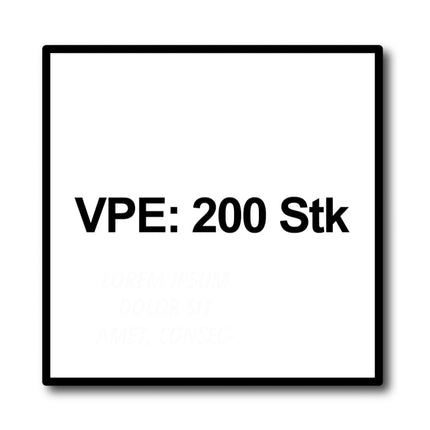 HECO TOPIX plus Viti per legno Professional 6,0 x 50 mm - 200 pz. ( 61039 ) filettatura completa, testa bombata, T-Drive, zincata blu, A3K