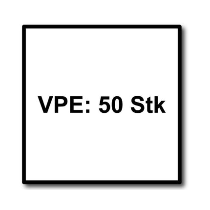 HECO TOPIX plus Profi Holzbauschraube 8,0 x 120 mm 50 Stück ( 61270 ) Vollgewinde Holzschraube, Tellerkopf,  T-Drive, verzinkt blau, A3K