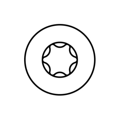 HECO TOPIX plus Vis à bois professionnelle 8,0 x 140 mm, Filetage partiel, Tête ronde large, T-Drive, Zingué bleu, A3K, 100 pcs. (2x 61280)