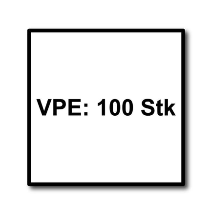 HECO TOPIX plus Vis à bois professionnelle 8,0 x 140 mm, Filetage partiel, Tête ronde large, T-Drive, Zingué bleu, A3K, 100 pcs. (2x 61280)