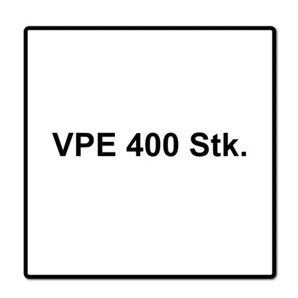 HECO TOPIX plus Profi Holzbauschraube 6,0 x 50 mm 400 Stück ( 2x 61039 ) Vollgewinde Holzschraube, Tellerkopf, T-Drive, verzinkt blau, A3K