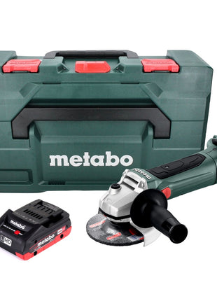 Meuleuse d'angle sur batterie Metabo W 18 LTX 125 18 V 125 mm + 1x batterie 4,0 Ah + metaBOX - sans chargeur