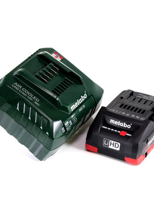 Meuleuse d'angle sur batterie Metabo W 18 LTX 125 18 V 125 mm + 1x batterie 4,0 Ah + chargeur + métaBOX