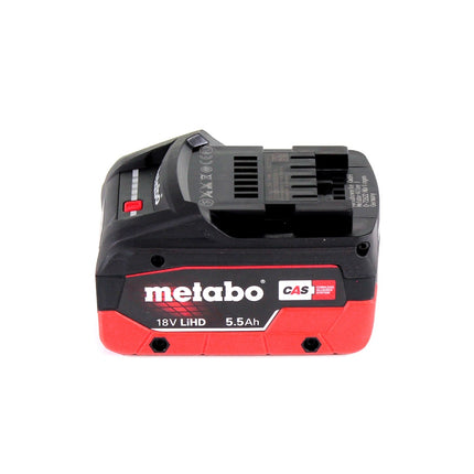 Amoladora angular a batería Metabo W 18 LTX 125 18 V 125 mm + 1x batería 5,5 Ah + metaBOX - sin cargador