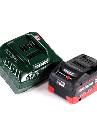 Meuleuse d'angle sur batterie Metabo W 18 LTX 125 18 V 125 mm + 1x batterie 5,5 Ah + chargeur + métaBOX