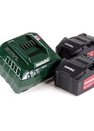 Metabo W 18 LTX 125 Akku Winkelschleifer 18 V 125 mm ( 602174650 ) + 2x Akku 5,2 Ah + Ladegerät + metaBOX