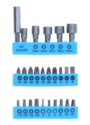 Makita DHP 458 RF1 Perceuse-visseuse à percussion sans fil 18 V 91 Nm + 1x Batterie 3,0 Ah + Chargeur + Jeu d'embouts - 26 pièces