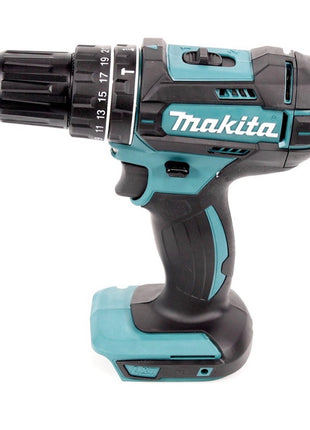 Makita DHP 482 RF1 Perceuse-visseuse à percussion sans fil 18 V 62 Nm + 1x Batterie 3,0 Ah + Chargeur + Jeu de 26 douilles à embouts