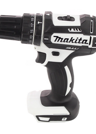 Makita DHP 482 ZW Perceuse-visseuse à percussion sans fil 18 V 62 Nm + Jeu d'embouts de 26 pièces - sans batterie, sans chargeur