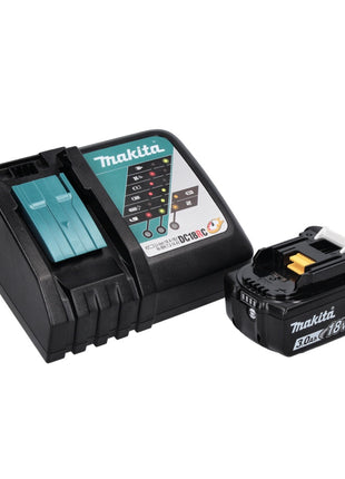 Taladro percutor inalámbrico Makita DHP 485 RF1 18 V 50 Nm sin escobillas + 1x batería 3,0 Ah + cargador + juego de puntas de 100 piezas