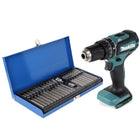 Makita DHP 485 Z Perceuse-visseuse à percussion sans fil 18 V 50 Nm Brushless + Jeu d'embouts 40 pièces - sans batterie, sans chargeur