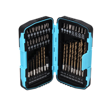 Makita DDF 485 Z Perceuse visseuse sans fil 50 Nm, 18V, sans balais + Set de forets à embouts 40 pièces - sans batterie, sans chargeur