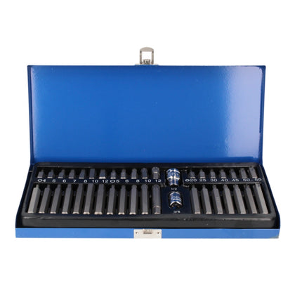 Taladro atornillador inalámbrico Makita DDF 482 Z 18 V 62 Nm + juego de puntas 40 piezas - sin batería, sin cargador