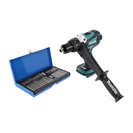 Makita DDF 458 Z Perceuse-visseuse sans fil 18 V, 91 Nm + Set d'embouts , 40 pcs. - sans batterie, sans chargeur