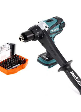 Makita DDF 458 Z perceuse-visseuse sans fil 18 V 91 Nm + jeu d'embouts 44 pièces - sans batterie, sans chargeur