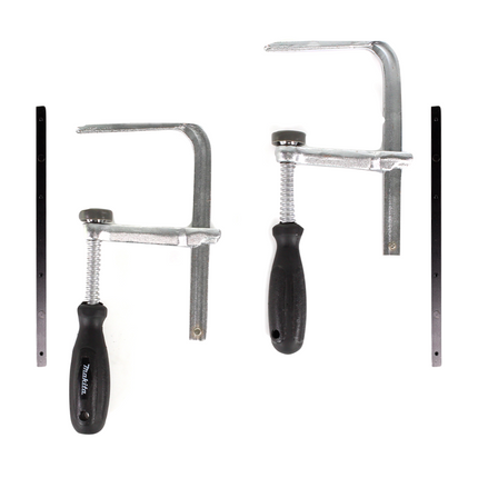 Carril guía Makita para sierras 1000 mm 2 uds. ( 2x 199140-0 ) + 2x conectores de carril guía + 2x abrazaderas de tornillo + bolsa de carril guía portátil