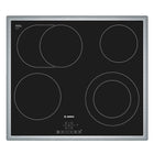 Bosch PKN645B17 Table de cuisson électrique Autarkic 60 cm Série 4 Noir Fonctionnement Touch Select