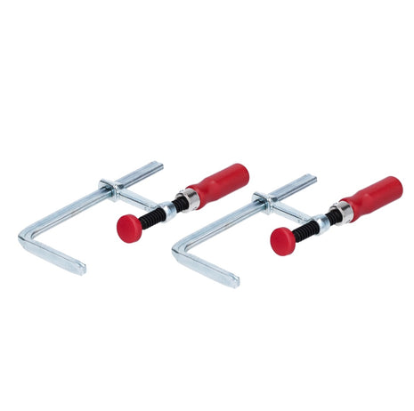 Bessey GTR 12 Set 2x Ganzstahl Tischzwinge mit Hebelgriff Zwinge 120 / 60 mm