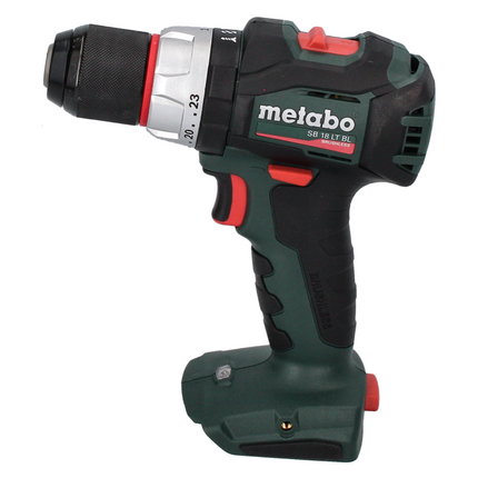 Taladro percutor a batería Metabo SB 18 LT BL 18 V 75 Nm sin escobillas (602316840) + metaBOX - sin batería, sin cargador