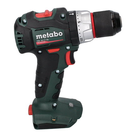 Taladro percutor a batería Metabo SB 18 LT BL 18 V 75 Nm sin escobillas (602316840) + metaBOX - sin batería, sin cargador