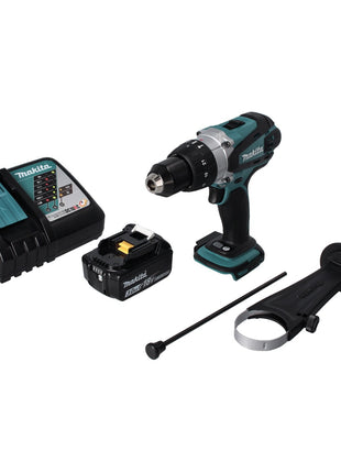 Makita DHP 458 RF1 perceuse à percussion sans fil 18 V 91 Nm + 1x batterie 3,0 Ah + chargeur