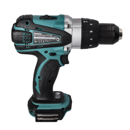 Makita DHP 458 RM trapano a percussione a batteria 18 V 91 Nm + 2x batteria ricaricabile 4,0 Ah + caricabatterie