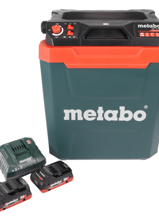 Metabo KB 18 BL Akku Kühlbox 18 V mit Warmhaltefunktion 28 l Brushless + 2x Akku 4,0 Ah + Ladegerät