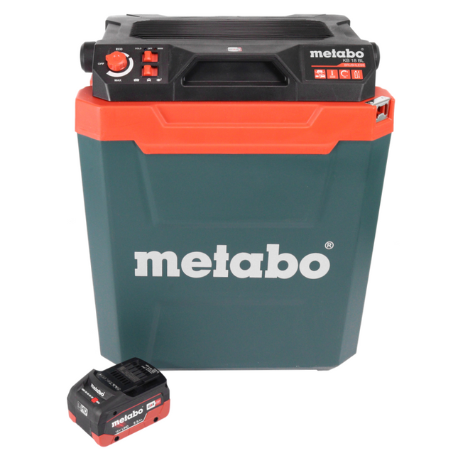 Raffreddatore a batteria Metabo KB 18 BL 18 V con funzione di mantenimento in caldo 28 l senza spazzole + 1x batteria ricaricabile 5,5 Ah - senza caricabatterie