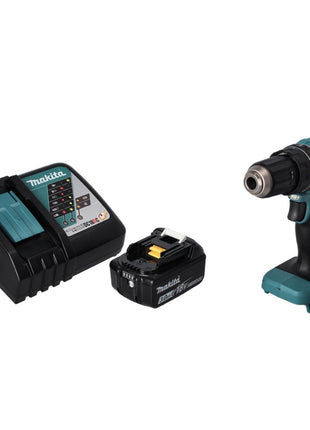 Makita DHP 485 RF1 Akku Schlagbohrschrauber 18 V 50 Nm Brushless + 1x Akku 3,0 Ah + Ladegerät