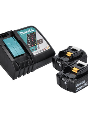 Taladro percutor inalámbrico Makita DHP 485 RF 18 V 50 Nm sin escobillas + 2 baterías 3,0 Ah + cargador