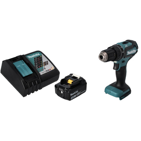 Makita DHP 485 RM1 Akku Schlagbohrschrauber 18 V 50 Nm Brushless + 1x Akku 4,0 Ah + Ladegerät