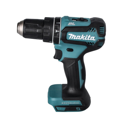 Makita DHP 485 RM akumulatorowa wiertarko-wkrętarka udarowa 18 V 50 Nm bezszczotkowa + 2x akumulator 4,0 Ah + ładowarka