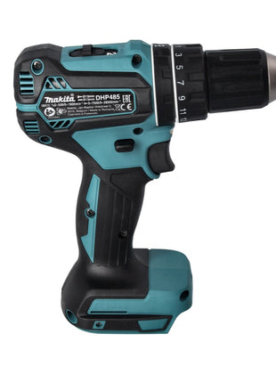 Makita DHP 485 RM akumulatorowa wiertarko-wkrętarka udarowa 18 V 50 Nm bezszczotkowa + 2x akumulator 4,0 Ah + ładowarka