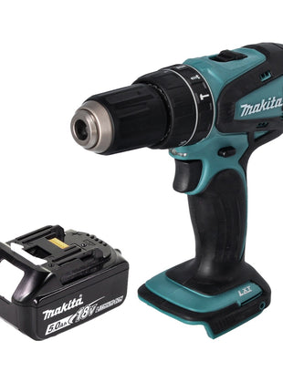 Makita DHP 456 T1 Perceuse-visseuse à percussion sans fil 18 V 50 Nm + 1x Batterie 5,0 Ah - sans chargeur